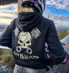 GRENZGAENGER Camo Skull Hoodie限定品 Mサイズ - メルカリ