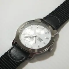 CASIO カシオ クォーツ MTP-1192 腕時計 社外ベルト ミリタリー風
