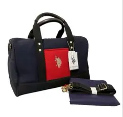 【新品】U.S.POLO ASSN. ミニボストン ショルダーバッグ 2way