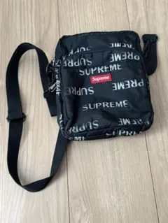 Supreme ショルダーバッグ リピートロゴ ブラックのサムネイル