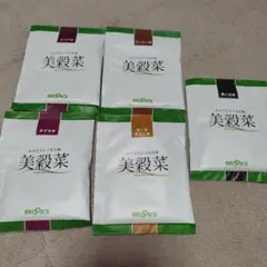 美穀菜5袋（味：ココア、あずき、コーヒー、金ごまきなこ、黒ごま）のサムネイル