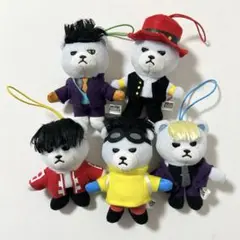 BIGBANG KRUNK ぬいぐるみマスコット 5体セット BIGBANG お座り ぬいぐるみ ビックバン KRUNK マスコット 5体