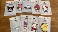 キャラクター刺繍ワッペン9個セット