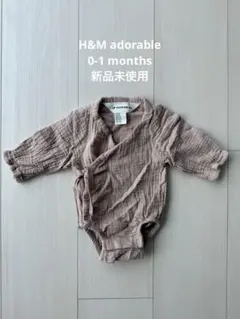 H&M ADORABLES ロンパース 0-1M