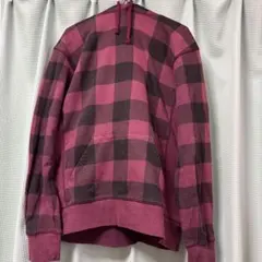 XLARGE チェック柄フード付きパーカー XLARGE