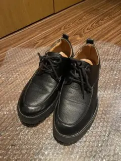 GENUINE LEATHER PLAIN DERBY SHOES - メルカリ