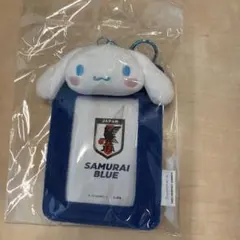 サンリオ サッカー日本代表 フェイスぬいぐるみ付きパスケース 