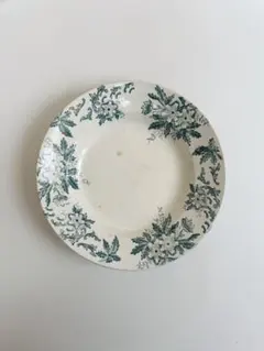 希少　ジョワジールロワ　切り花　エクリュ　平皿　フランスアンティーク 希少 ジョワジールロワ 切り花 エクリュ 平皿 フランスアンティーク