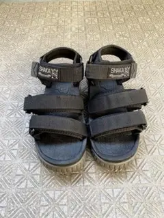 SHAKA ブラック スポーツサンダル24cn美中古