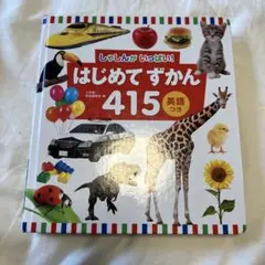 はじめてずかん 415 英語つき