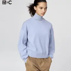ユニクロ　UNIQLO C スムースコットンクルーネックセーター　ニット