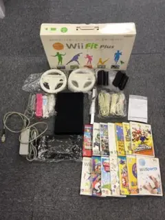 【動作確認済み】Wii本体セット Wii Fit Plus　ゲームソフト多数
