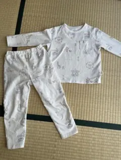 ジェラートピケ メリーゴーランド柄プルオーバー ロングパンツセット キッズ