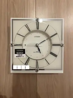 CITIZEN 置時計 4RY707-003 白