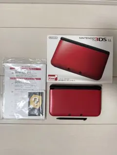 『モンハン付き』Nintendo 3DS LL レッド 本体とスタイラスペン付き
