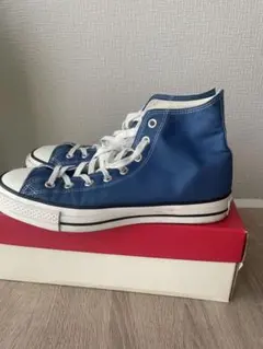 コンバース ハイカット スニーカー 青　日本製　27センチ