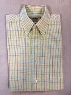 Paul Stuart 半袖シャツ チェック柄