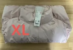 【訳あり】新品　ユニクロ　c ダウンクロップドベスト　XLサイズ　ピンク