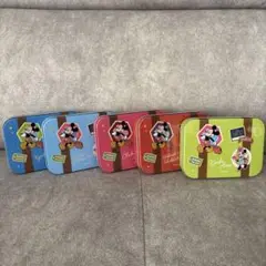 ミッキー ミニー 缶 5個セット ディズニートランク型缶