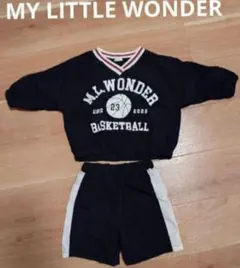 マイリトルワンダー　バースデイ　セットアップ　バスケ　ナイロン