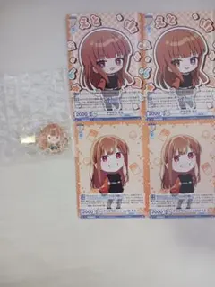 カラフルピーチ えと ヴァイス 4枚 ピンバッチ