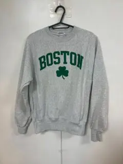 Champion　ロゴ スウェット グレー　リバースウィーブ