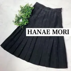 ハナエモリHANAE MORITOPS黒のプリーツスカート9号のサムネイル