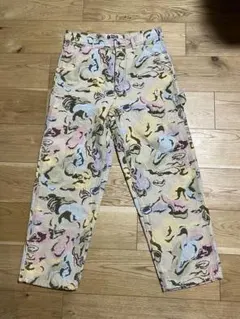 【美品】アベイシングエイプ BAPE 総柄 ワークパンツのサムネイル