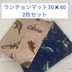 ランチョンマット2枚セット　男の子　ランチマット　給食ナフキン