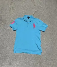 Polo Ralph Lauren ビッグポニー水色ポロシャツ