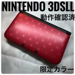 Nintendo 3DSLL 限定カラー 動作確認済 マリオレッド ソフトセット