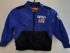 新品タグ付きNASA ブルージャケット 110サイズ