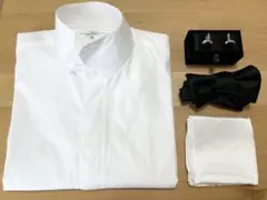 【美品】ブライダル シャツ タイ チーフ カフリンクス トリートドレッシング