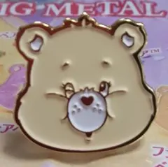 ケアベア　ビッグメタルリング　スパークルハートベア