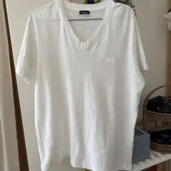 DIESEL Vネック Tシャツ ホワイト