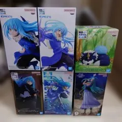 【6点セット】転生したらスライムだった件フィギュアリムル / ユラ / ランガ