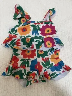 花柄セパレート水着&ラッシュガード　マーキーズ