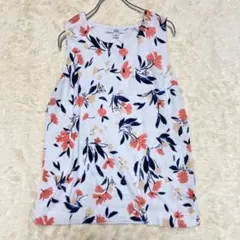 花柄 タンクトップ M インナー シンプル カジュアル 春 夏 3-3