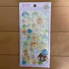 すみっコぐらし ボンボンドロップシール ピンク　立体シール　ぷっくりシール