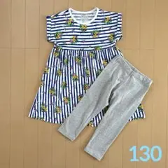 Ampersand 130 ワンピチュニック&レギンスパジャマのサムネイル