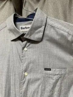 Barbour Tailored Fit 長袖シャツ　グレーのサムネイル