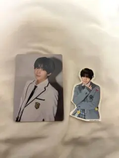 なにわ男子 長尾謙杜 HARDWORK 特典 トレカ シール