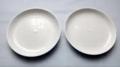 値下げ◎たち吉 ホワイト陶器皿2枚セット【送料込】19.5cm