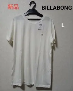 新品 ビラボン 半袖Tシャツ オフホワイト L 半袖 Tシャツ ロゴのサムネイル