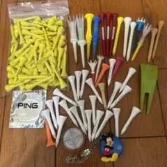 ゴルフティーセットと付属品 マーカー カウンター