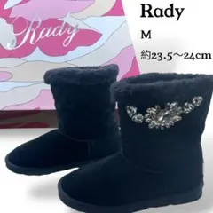 Rady キルティングムートンブーツ ST0160-BK Mサイズ ブラック