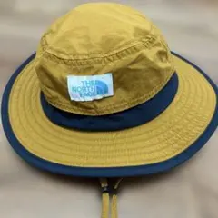 THE NORTH FACE バケットハット マスタード/ネイビーKS