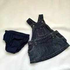 OLDNAVY デニムサロペットスカート　ベビー〜3month