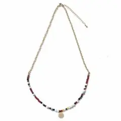 HuberStore Stone Beads Necklessビーズ ネックレス