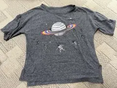 他にない柄！グレーTシャツ